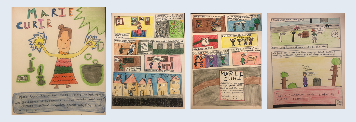 Changemaker graphic novels: examples from a learner-centered classroom