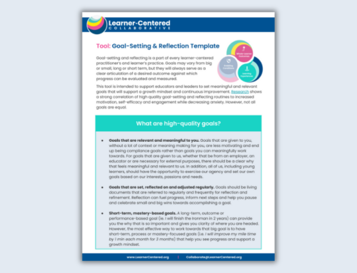 Goal-Setting and Reflection Template