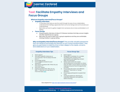 Facilitate Empathy Interviews and Focus Groups Tool