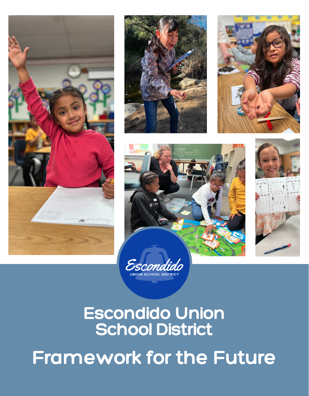 Cover page of EUSD's Framework for the Future